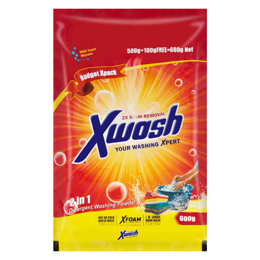 Xwash Washing Powder 500g + 100g Free | PnP