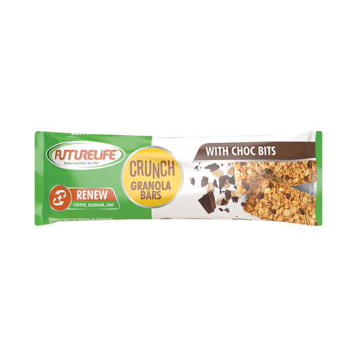 FUTURELIFE GRANOLA BAR W/CHOC BITS 40GR PnP