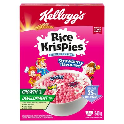 Kellogg's Strawberry Rice Krispies 340g