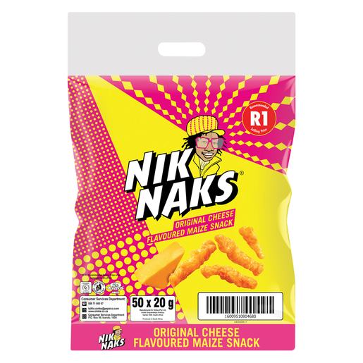 Simba Niknaks Cheese 20g x 50 PnP