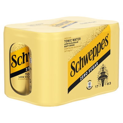 Schweppes Tonic Water Can 200ml x 6 | PnP