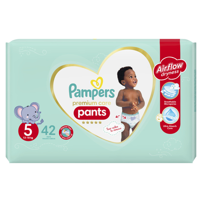 Pampers Premium Care Pants Size 5, 40 Nappies