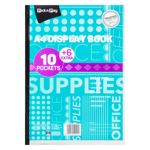 PnP Display Book A4 10 + 6 Pocket | PnP