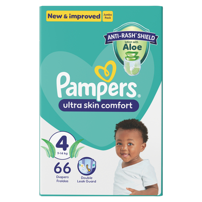 Pampers Baby Dry Size 4 Jumbo Pack 66 Nappies