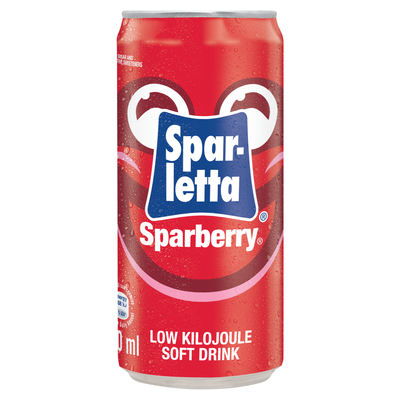 Sparletta Sparberry Low Kilojoule Soft Drink 300ml | PnP