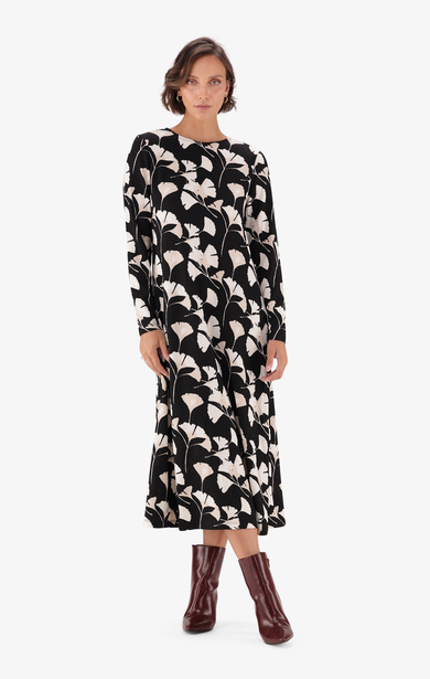 Printed Crinkle Maxi Dress | Shop Online