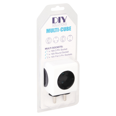DIY Adaptor Cube Plug Black | PnP