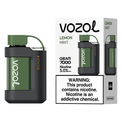 Vozol Lemon Mint 5% Gear Rechargeable 7000 Puffs Disposable Vape | PnP