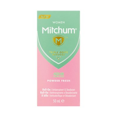 Mitchum Women Triple Odor Defense Powder Fresh Roll On 50ml PnP