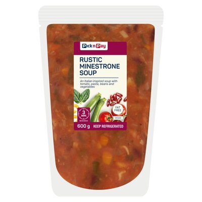 PnP Live Well Rustic Minestrone Soup 600g