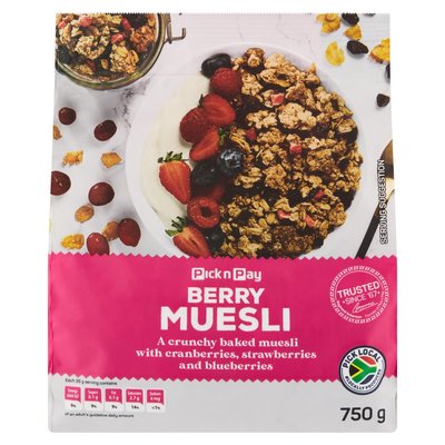 PnP Berry Muesli Cereal 750g