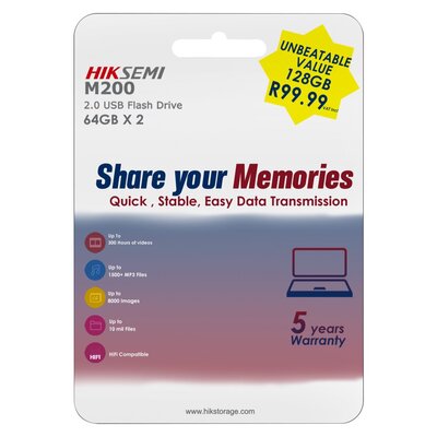 Hikvision A6 2x 64GB Flash Drive | Smart Price Specials | PnP Home