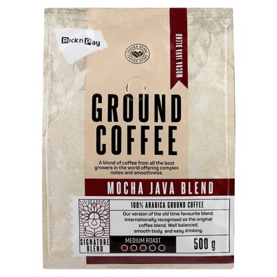 PnP Mocha Java Blend Ground Filter Coffee 500g x 12 | Smart Price ...