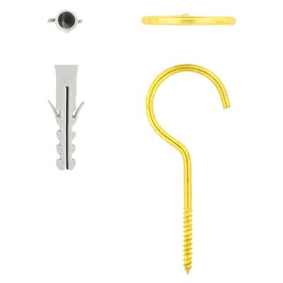 Eureka Cup Hook Long Thread & Plug 50mm 4 Pack | PnP