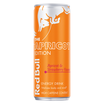 Red Bull The Apricot Edition Apricot & Strawberry Flavour Energy Drink 250ml
