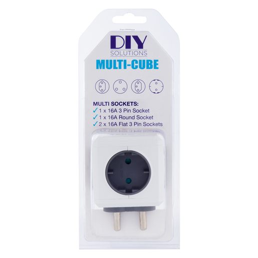 DIY Grey Adaptor Cube Plug | Smart Price Specials | PnP Home