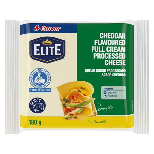 Clover Processed Cheddar Slices 180g PnP