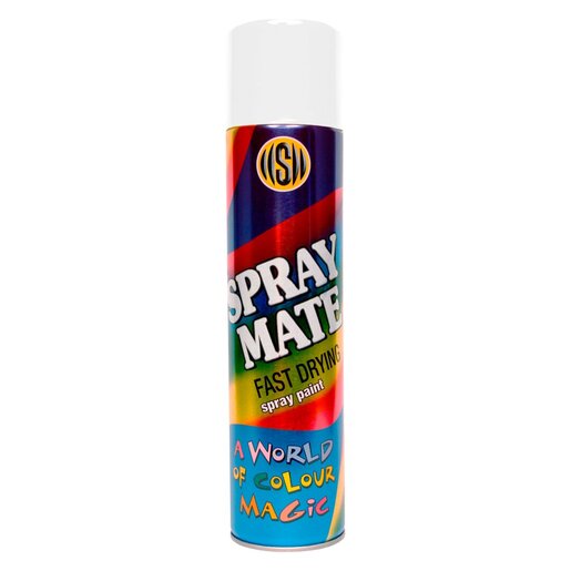 Spraymate Fast Drying Spray Paint Gloss White 250ml | Smart Price