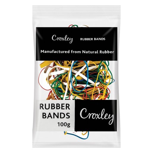 Croxley No.99 Assorted Rubber Bands 100 Pack Smart Price Specials
