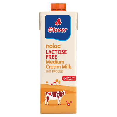 Clover Nolac UHT Lactose Free Milk 1L