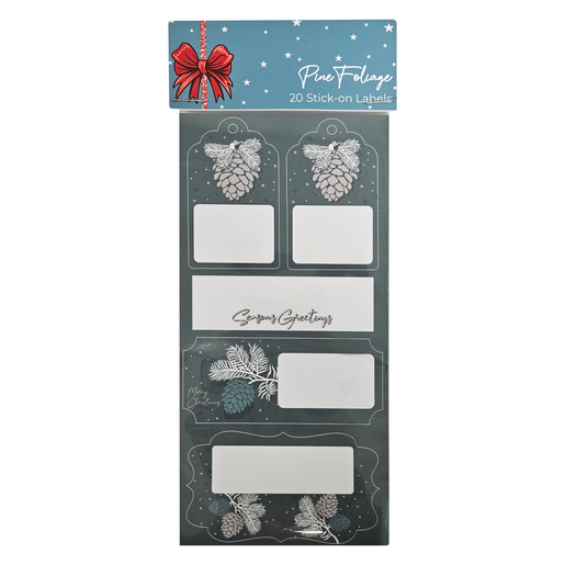 Creative Pine Foliage Stick On Labels | PnP