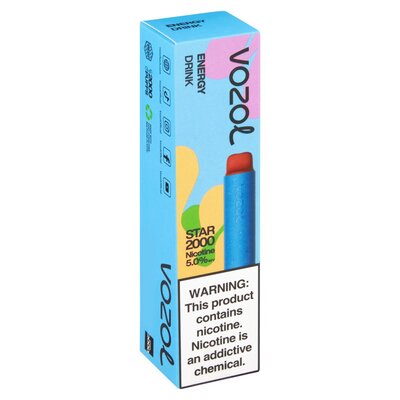 vozol energy drink vape Vozol Star 2000 Puffs Energy Drink 5%