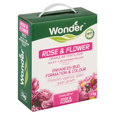 Wonder Rose & Flower Granular Fertiliser 3kg | PnP