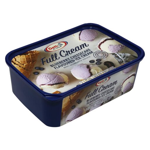 Gatti Full Cream Blueberry Cheesecake Ice Cream 2L PnP
