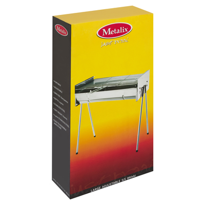 Metalix 451 Large Stainless Steel Adjustable Braai | Smart Price