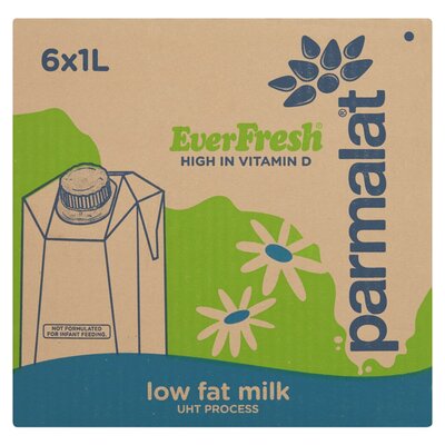 Everfresh UHT Low Fat Long Life 6 x 1L
