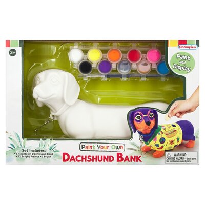Paint your own sausage dog shop