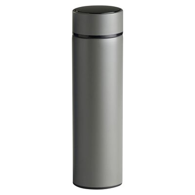 DAY Dark Grey Vacuum Flask With Thermometer 0.4L