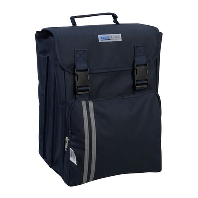 Blue store juice backpack