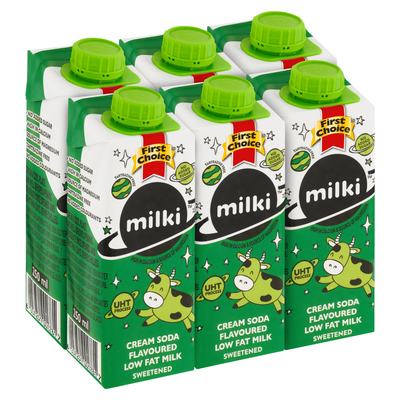 First Choice Cream Soda Milk 250ml x 6 | PnP