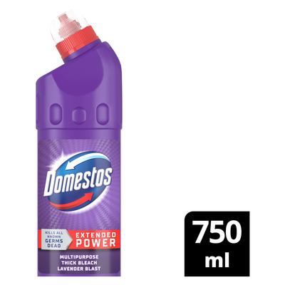 Domestos Lavender Multipurpose Stain Removal Thick Bleach Cleaner 750ml