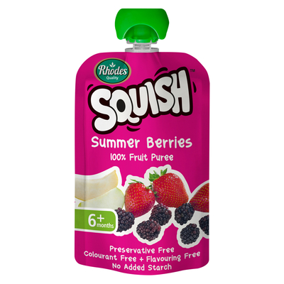 Rhodes Squish Summer Berries Fruit Puree 110ml