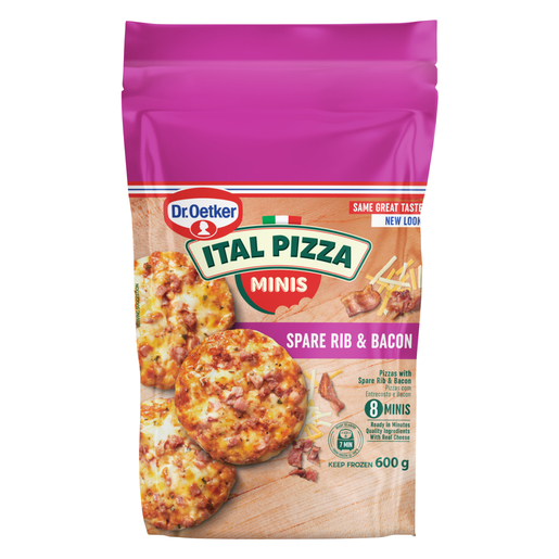 Dr Oetker Ital Pizza Minis Spare Rib & Bacon Pizza 600g | Smart Price ...