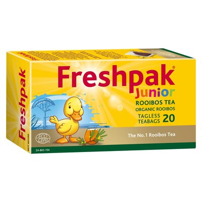 Freshpak Junior Organic Rooibos Tagless Teabags 20 Pack | PnP
