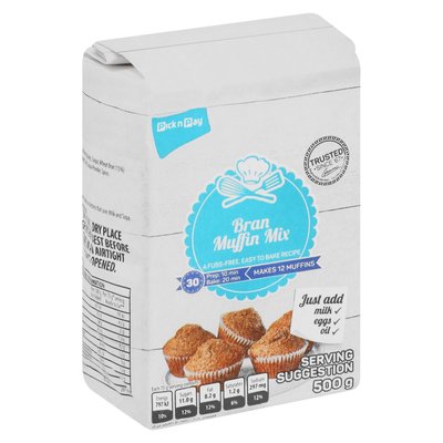 PNP BRAN MUFFIN MIX 500GR x 20 | PnP