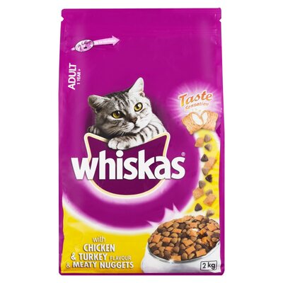 Whiskas dry shop cat food 2kg