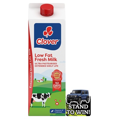 Clover Low Fat Ultra Pasturised Milk 2L