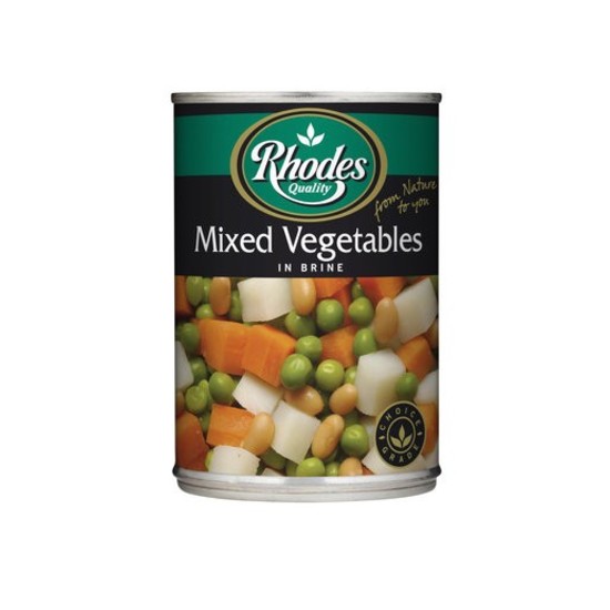 Rhodes Vegetables Mixed 410g x 12 PnP